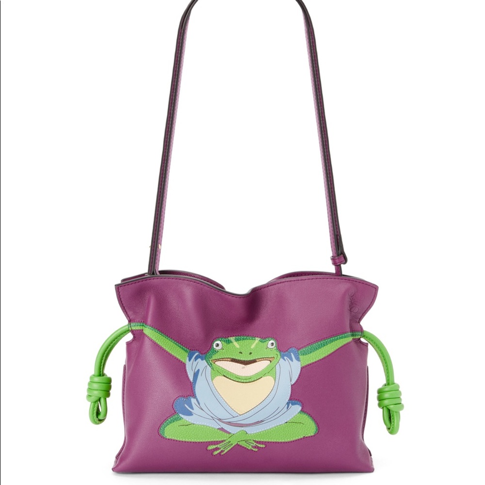 Loewe X Spirited Away Aogaeru Flamenco Frog Clutch - Picture 5 of 8